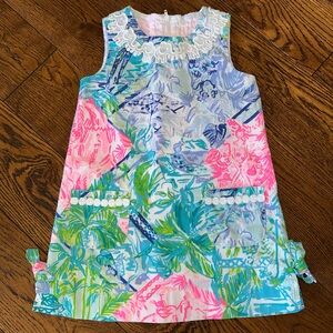 Girls Size 3 Lilly Pulitzer Multi Bohemian Queen Shift Dress